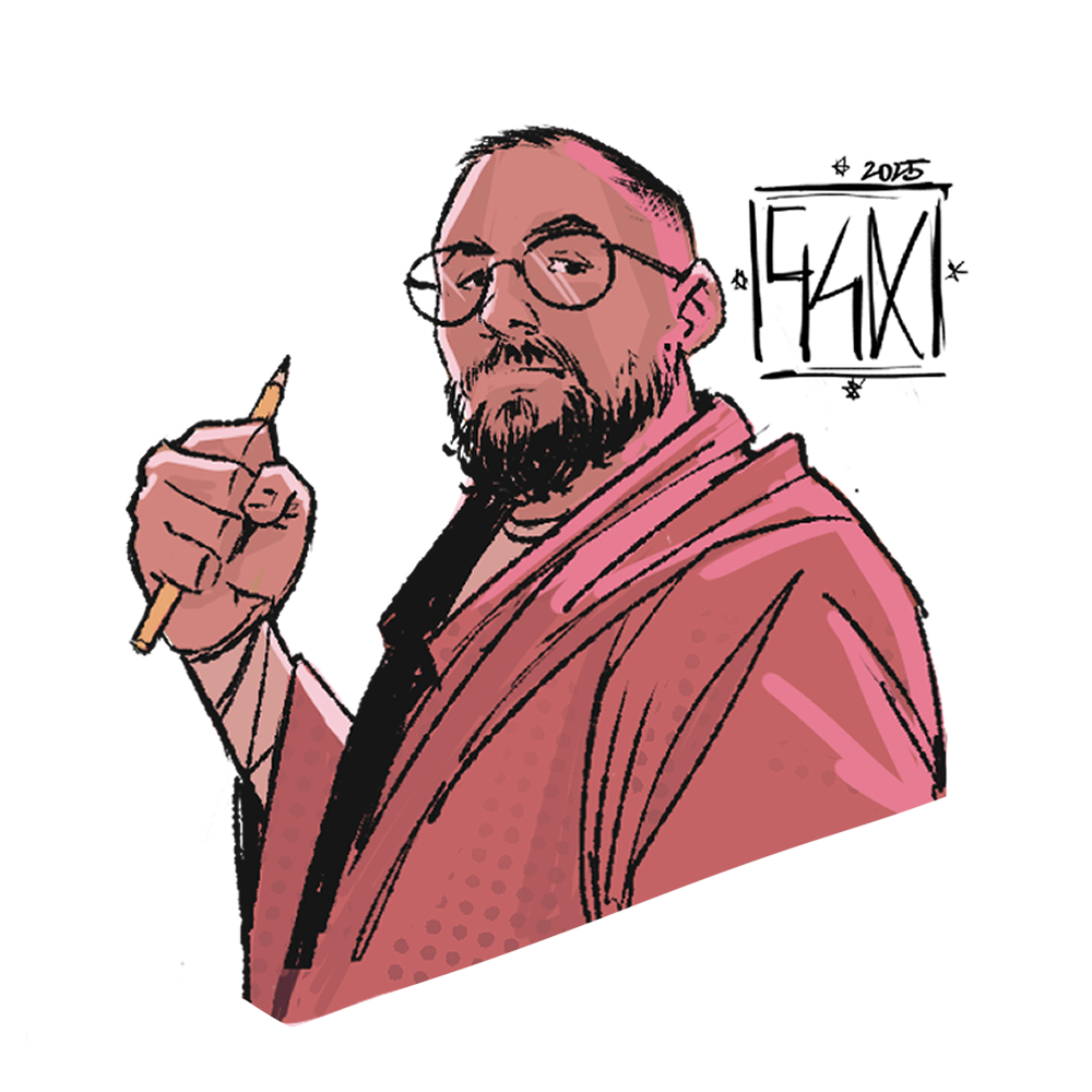 Avatar ilustrado de Gabriel SDL segurando um lápis.