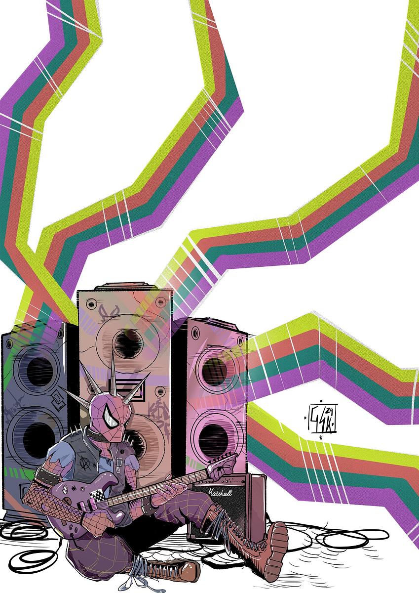 Spiderpunk por Gabriel Santos